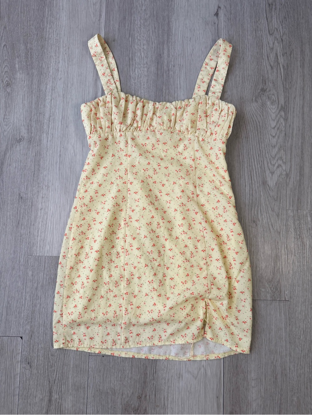Princess Polly Women’s Yellow Floral Sundress Size 4 Small